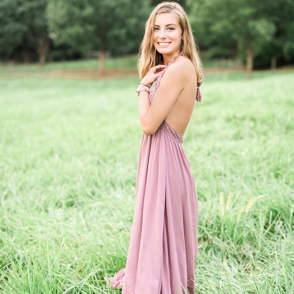 boutique Dresses & Skirts - dull pink maxi dress